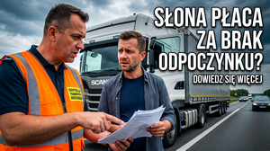 Naruszenia czasu pracy kierowcy ciężarówki na S8: skrócony odpoczynek, mandaty blisko 5 tys. zł i 12 tys. zł kaucji