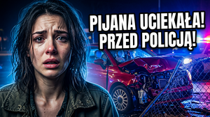 Nietrzeźwa kierująca Fiatem uciekała przed kontrolą i zakończyła jazdę na ogrodzeniu