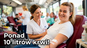 Akcja honorowego krwiodawstwa w Somiance. Zebrano 10,35 litra krwi