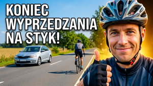 Bezpieczna odległość przy wyprzedzaniu rowerzysty: projekt zmian przepisów