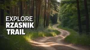 Leśna droga pieszo-rowerowa Rząśnik - Porządzie - Leszczydół Nowiny