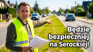 Chodnik i ścieżka rowerowa wzdłuż ul. Serockiej – projekt coraz bliżej realizacji