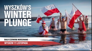 Biało-czerwone morsowanie w Wyszkowie na 11 listopada
