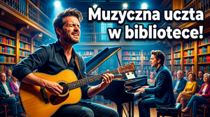 Koncert w bibliotece: Wieczór z gitarą i fortepianem – muzyczna uczta na zakończenie Tygodnia Bibliotek