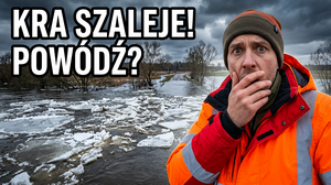Powódź na rzece Bug: Zator lodowy w Popowie zalewa drogi w Powiecie Wyszkowskim