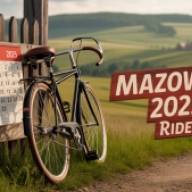 Mapa sierpniowych imprez rowerowych na Mazowszu w 2025