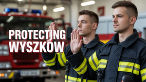 Dwóch nowych strażaków złożyło ślubowanie w Wyszkowie