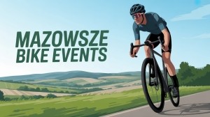 Mapa wydarzeń rowerowych na Mazowszu w lipcu 2025