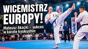 Mieszkaniec Wyszkowa Mateusz Akacki wicemistrzem Europy w Karate Kyokushin
