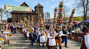 Niedziela Palmowa w Łysych - Tradycja Kurpiów Zielonych