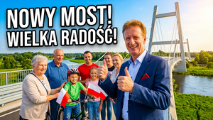 Most między Nowymi Łachami a Nowym Lubielem: radość, której nie da się wyreżyserować