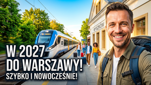 Połączenia Intercity z Łomży do Warszawy Wschodniej od 13 czerwca 2027 roku