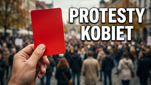 Protesty kobiet „Czerwona kartka za aborcję”
