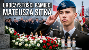 Uroczystość upamiętnienia sierżanta Mateusza Sitka – druga rocznica śmierci bohatera z granicy